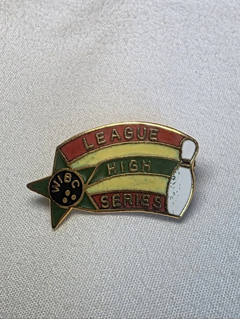 Vintage WIBC League High Series Womens Bowling Pin